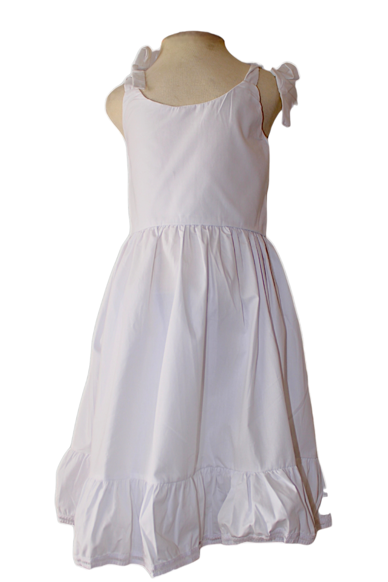 Vestido MF branco - Frente